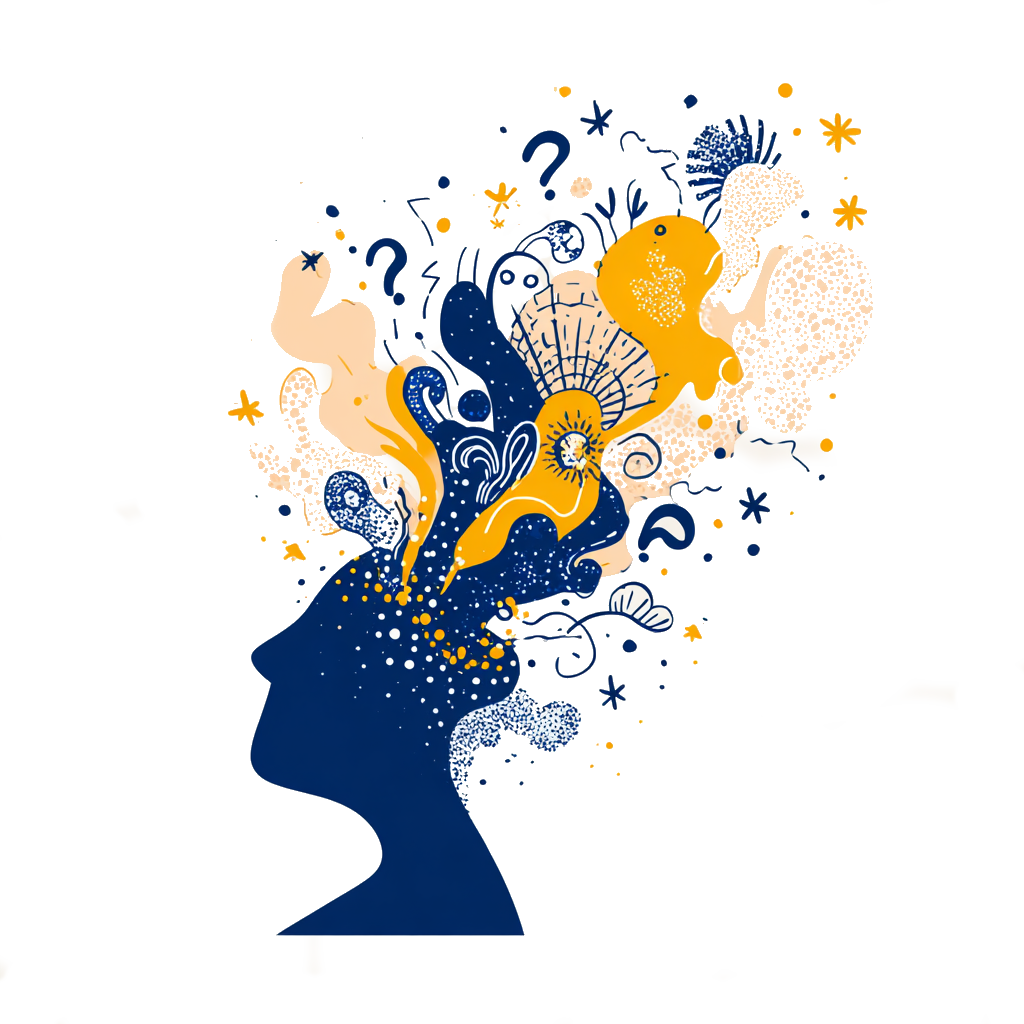 Kreative Gedanken und Fragen