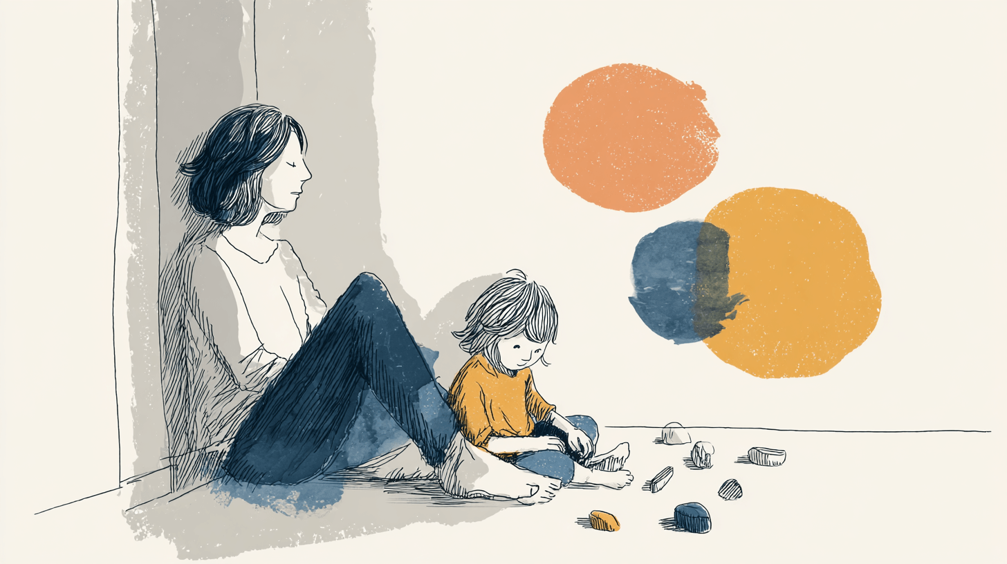 Titelbild: Wu Wei im Kinderzimmer: Die hohe Kunst des Nicht-Tuns (und warum Faulsein manchmal die beste Erziehung ist)